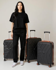 it Travel Suitcase Fibre Black
