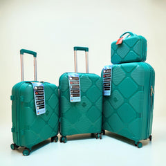 Instagon Green Travel Suitcase
