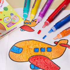 3D Magic Popcorn Pens for Puffy Art