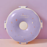 Donut Purple Stainless Steel Lunch Box