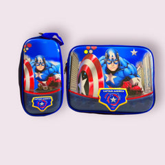 Insulated Lunch Bag for Kids with Geometry