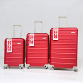 Roncato Tri-Piece Hardside Spinner Luggage Set (21"/25"/29") – Premium Suitcases with Double Zippers