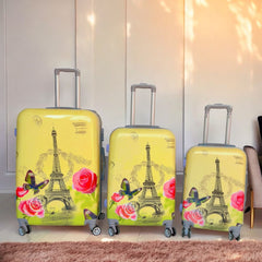 Hardside 3 Piece Partner Luggage Trolley Bag