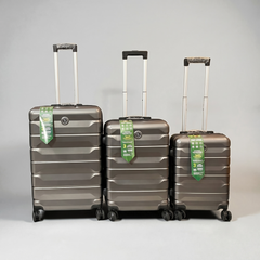 Delseey Travel Suitcase Fibre Grey
