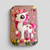 Unicorn Theme Big Geometry Case
