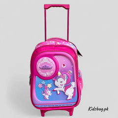 Unicorn Bag for Girls- Trolley School Bag-Waterproof & Spacious