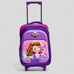 Sofia Theme School Trolley Bag- For Grade (3 to 6) 20" Inch