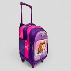 Sofia Theme School Trolley Bag- For Grade (3 to 6) 20" Inch