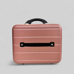 Pink 3-Piece Travel Vanity Box Set – Unbreakable Fiber Beauty & Makeup Case