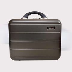 Grey 3-Piece Travel Vanity Box Set – Unbreakable Fiber Beauty & Makeup Case"