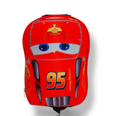 Cars Red Backpack School Bag 14 Inches For KG-1 And KG-2