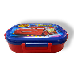 Car Theme Lunch Box with Cutlery