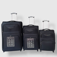 Golden Horse 3 Piece Luggage Suitcase
