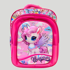 Unicorn Theme School Bag For Grade KG & 1
