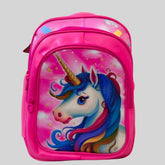 Unicorn Theme D-2 School Bag For Grade KG & 1