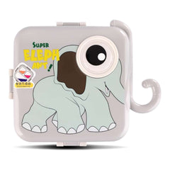 Grey Elephant Designed Stainless Steel Individual Seal Lunch Box