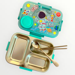 SpaceMan 750ML stainless Metal Lunch Box By Vest
