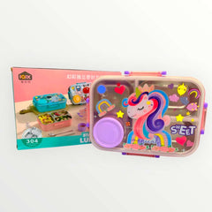 Unicorn 750ML stainless Metal Lunch Box By Vest