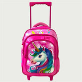 Unicorn School Trolley Bag for Kids Grade 1 & KG
