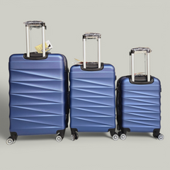 PIGEON TRAVEL SUITCASE FIBER BLUE