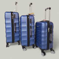 PIGEON TRAVEL SUITCASE FIBER BLUE