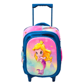 Mermaid School Trolley Bag for Kids Grade 1 & KG