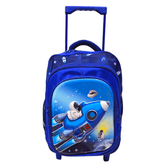 Spaceman School Trolley Bag for Kids Grade 1 & KG, High