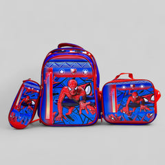 Spiderman School Bag Set For Grade (1 to 3)