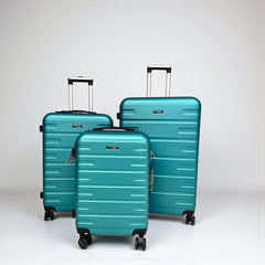 FlyStar Travel Suitcase Fibre Green