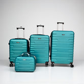 FlyStar Travel Suitcase Fibre Green