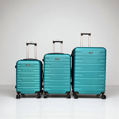 FlyStar Travel Suitcase Fibre Green