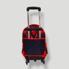 Car School Trolley School Bag Set For Grade (1 to 3) Detachable