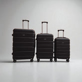 FlyStar Travel Suitcase Fiber BLACk