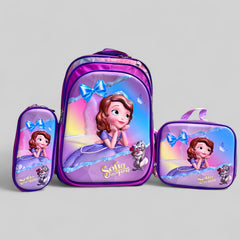 Sofia 3-Piece School Bag Set for Grade 1 and 2
