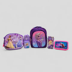 Elsa Theme School Bag Set For Grade Playgroup