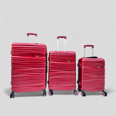 Travel Suitcase Fibre Red