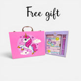Unicorn Breifcase Art Kit For Kids With Free Gift