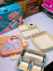 Baby Elephant Bento Lunch Box(Stainless Steel)