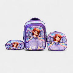 Sofia School Bag Set For Grade 4 to 7 (19" inch)