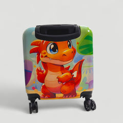 Dino 3D Square Luggage