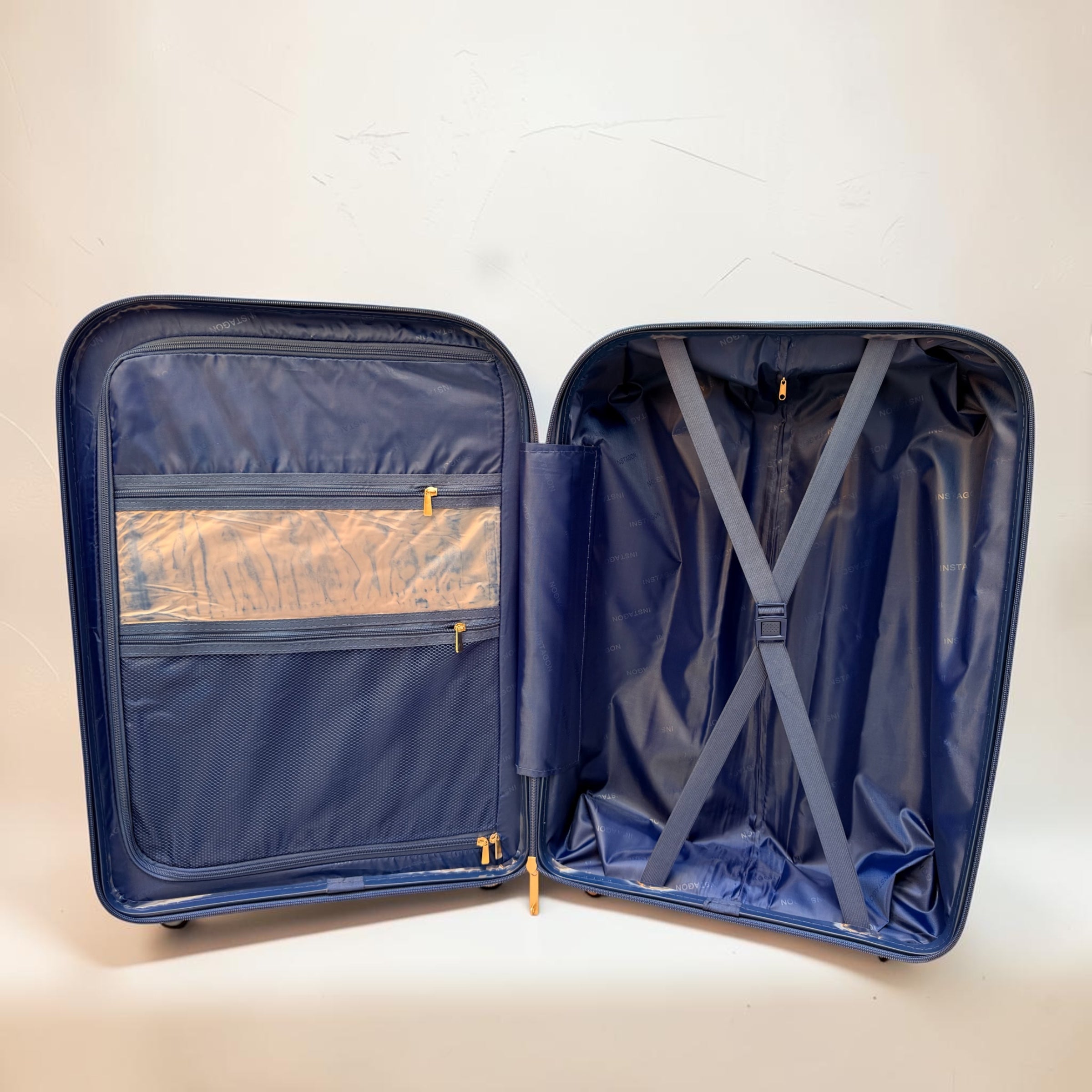 Instagon Travel Suitcase Blue