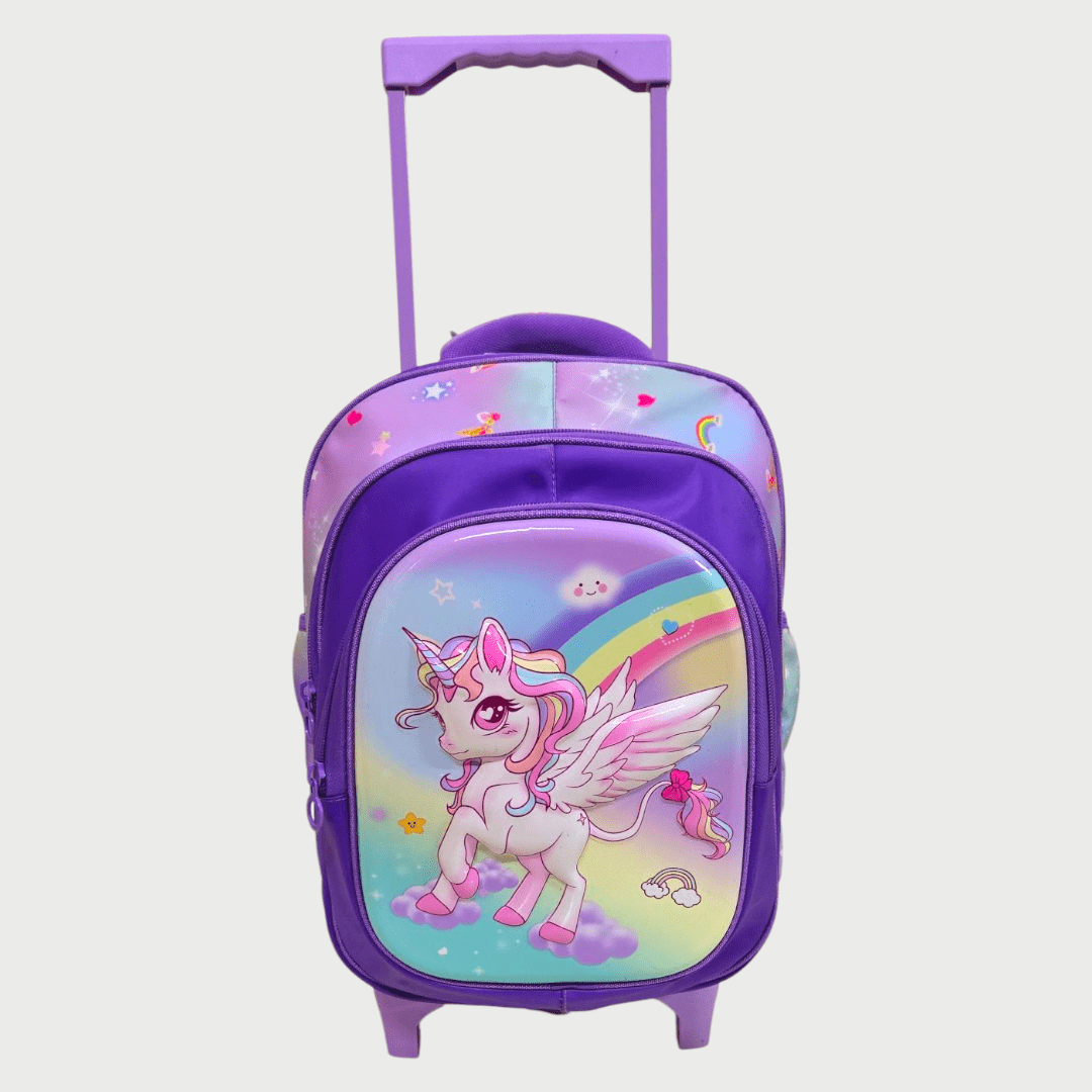 Unicorn School Trolly Bag 16 Inch – For KG & Grade 1