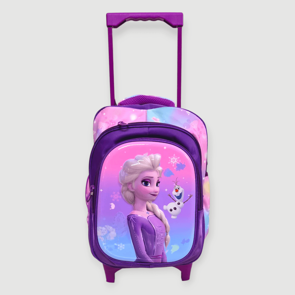 Frozen Theme 16-Inch School Trolley Bag for KG & Grade 1
