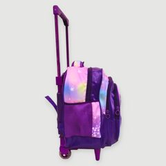 Frozen Theme 16-Inch School Trolley Bag for KG & Grade 1