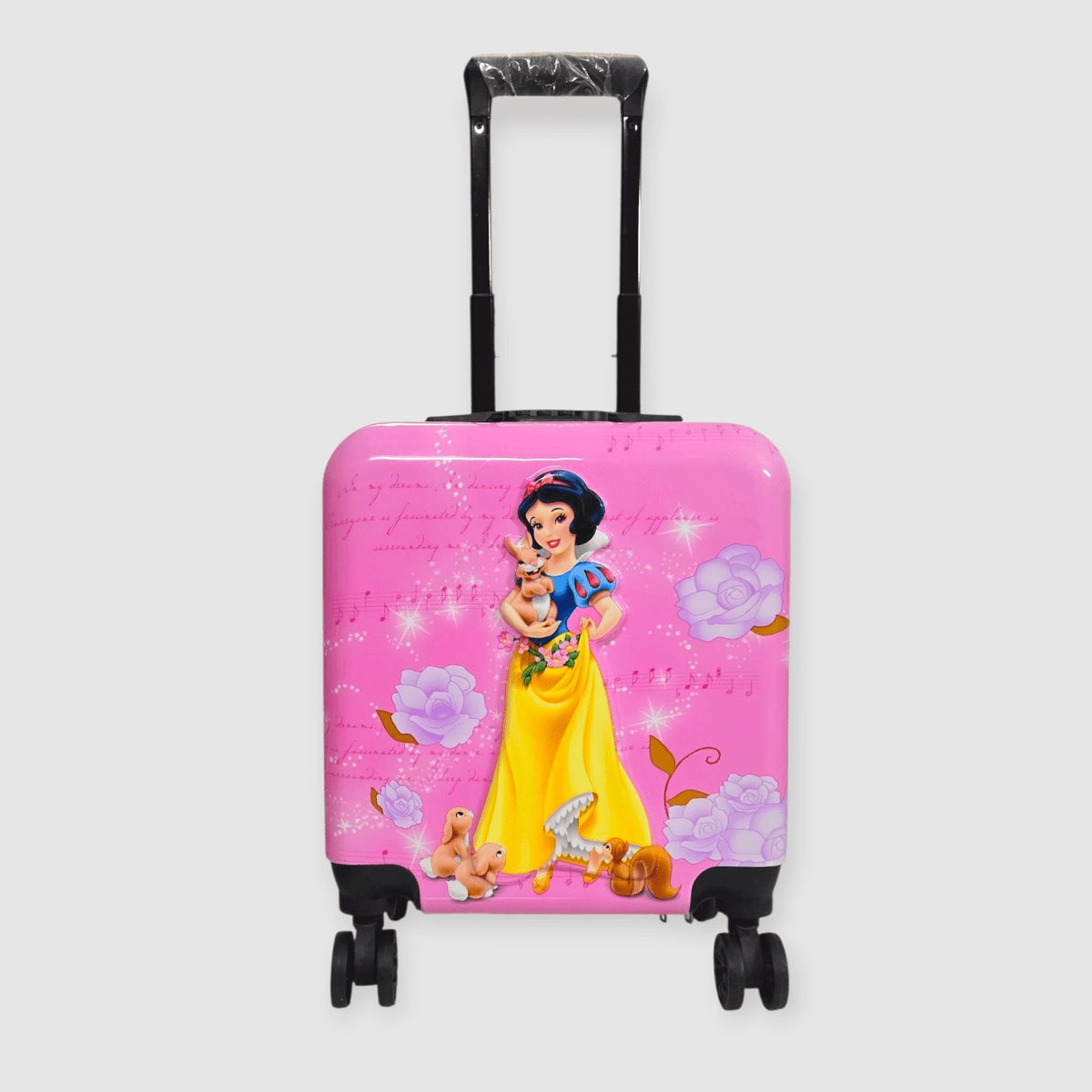 Snow White Kids Square 3D Travel Suitcase Carry On Luggage  18'' Inch