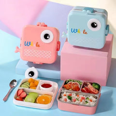 Fish Purple Stainless Steel Lunch Box