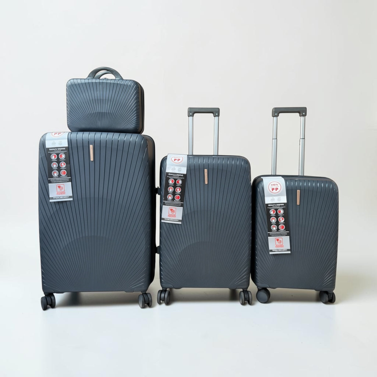 Delsy Travel Suitcase Fibre