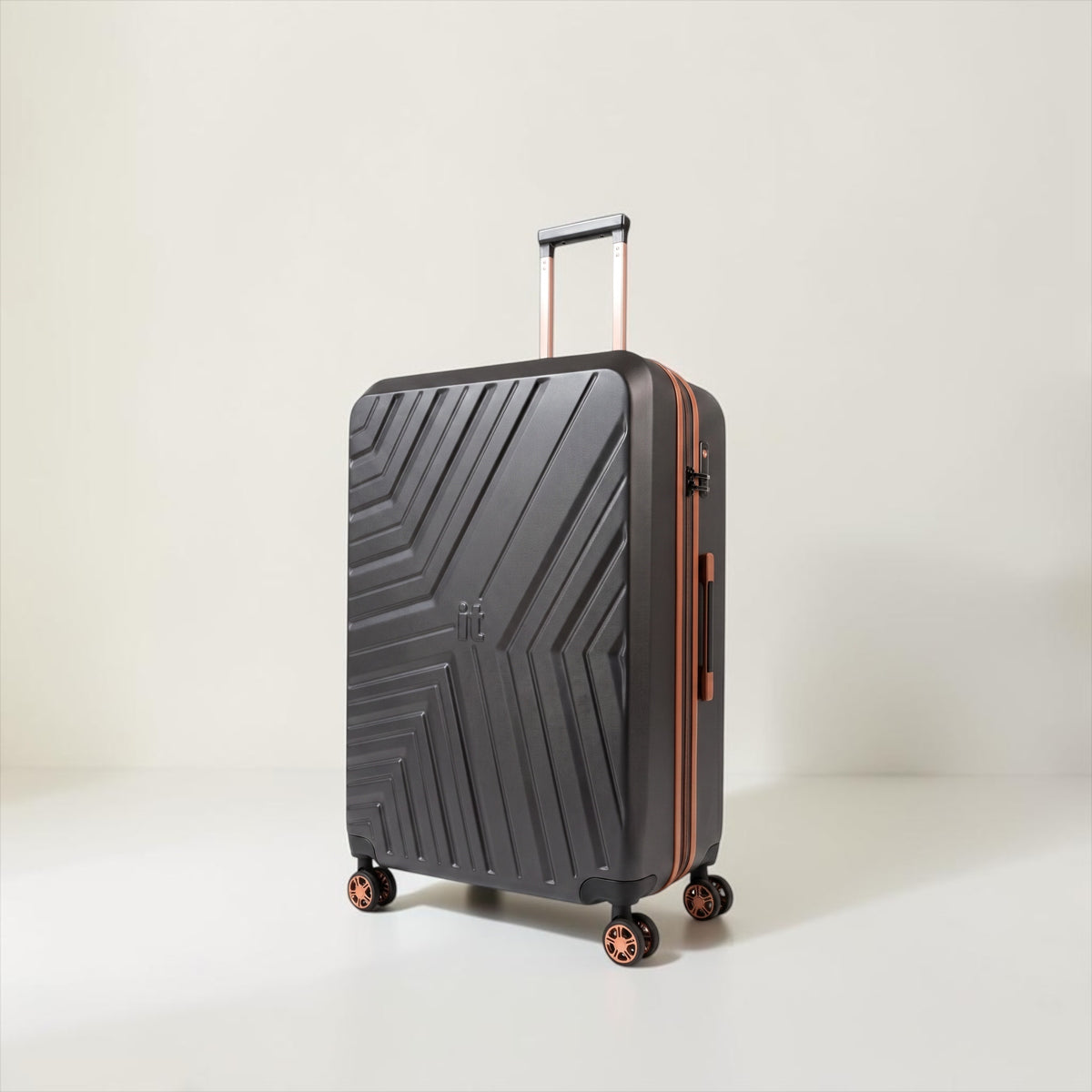 it Travel Suitcase Fibre Black