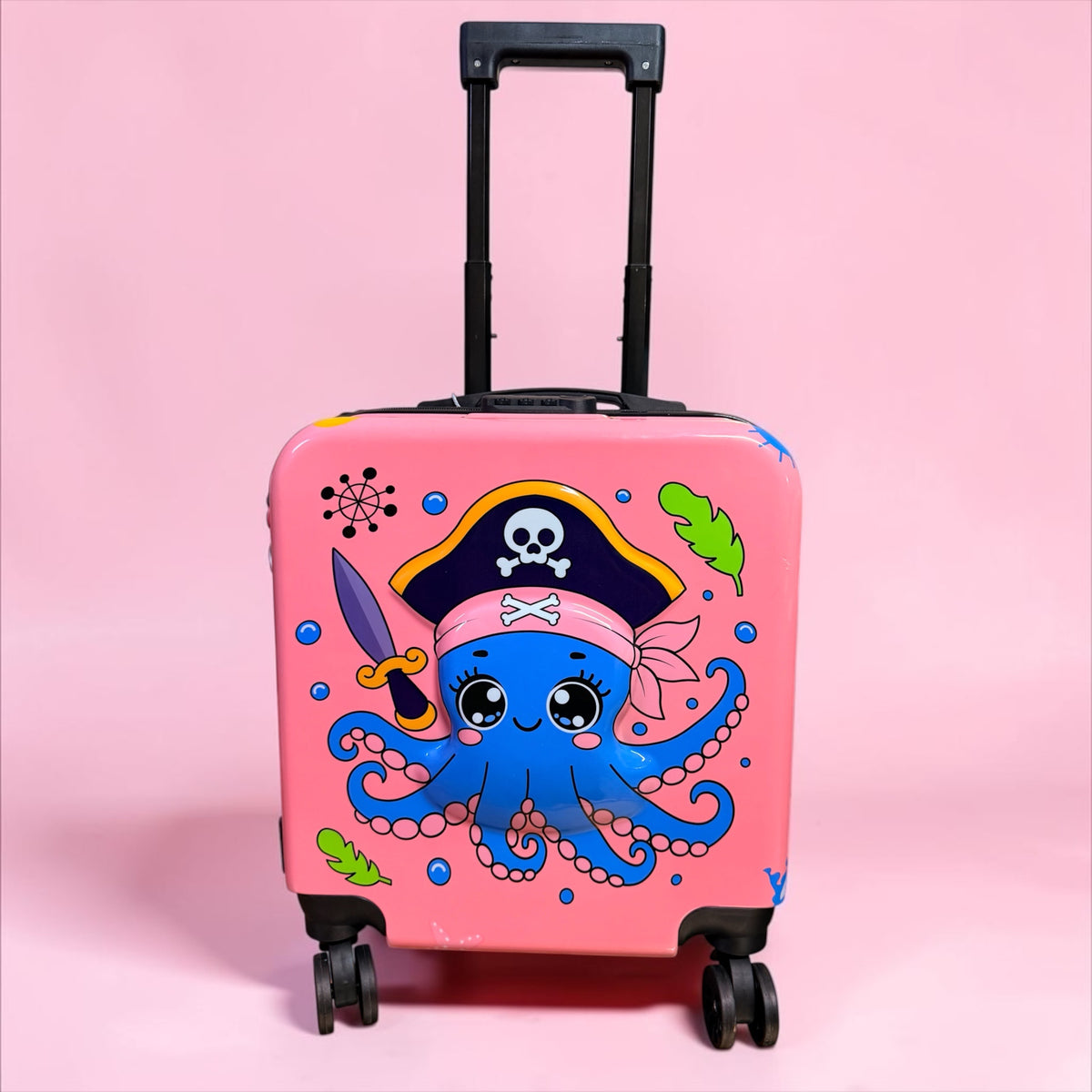 Octopus 3D Square Luggage