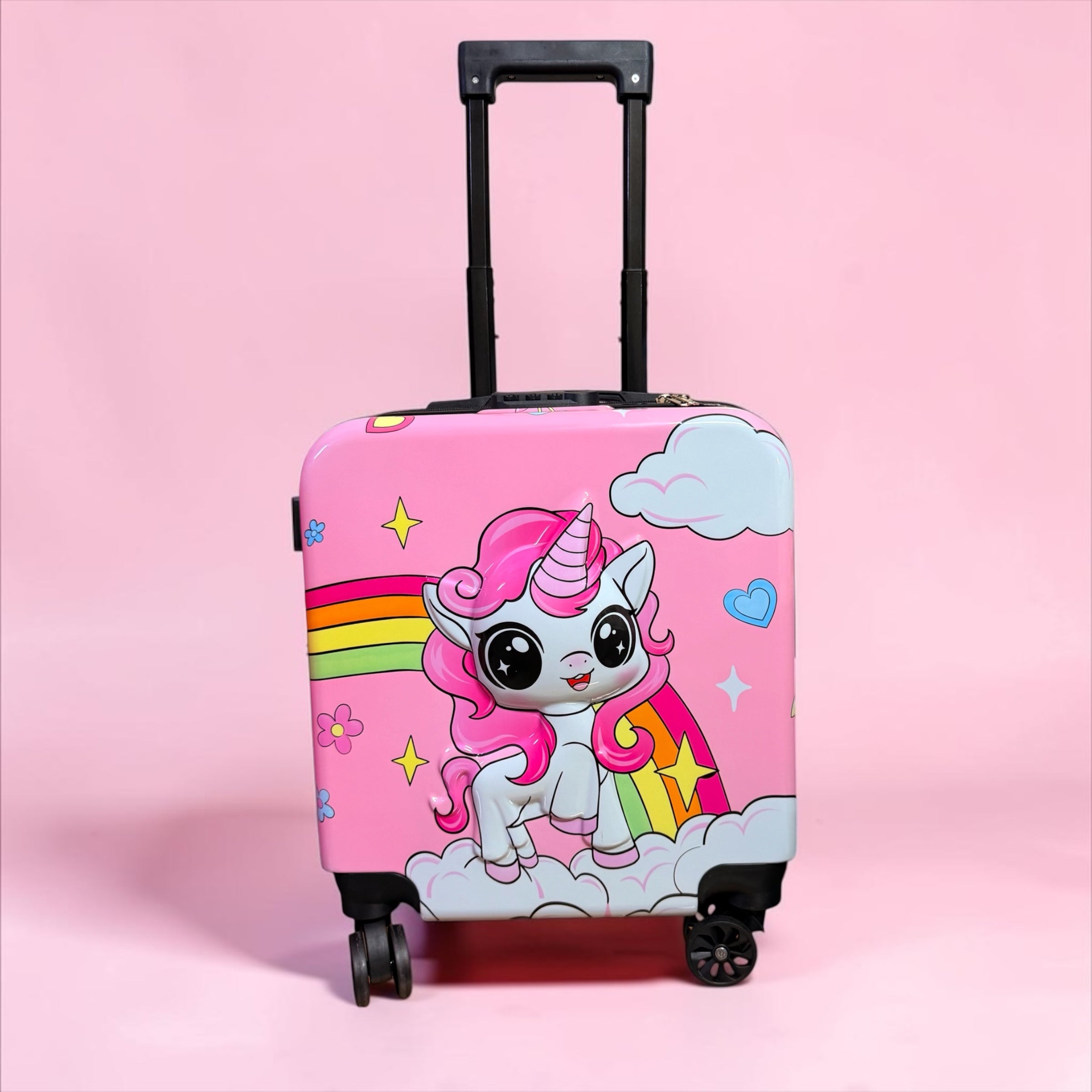 Unicorn 3D Square Luggage